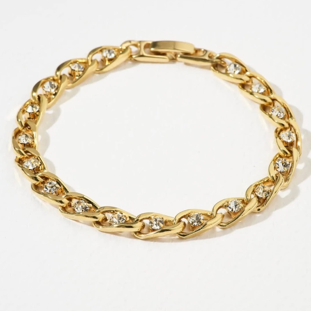 New Vanessa Mooney the messiah bracelet cz gold